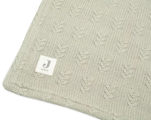 Afbeelding in Gallery-weergave laden, Jollein, dekentje - grain knit olive green fleece