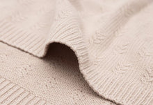Afbeelding in Gallery-weergave laden, Jollein, dekentje - grain knit wild rose
