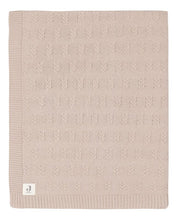 Afbeelding in Gallery-weergave laden, Jollein, dekentje - grain knit wild rose