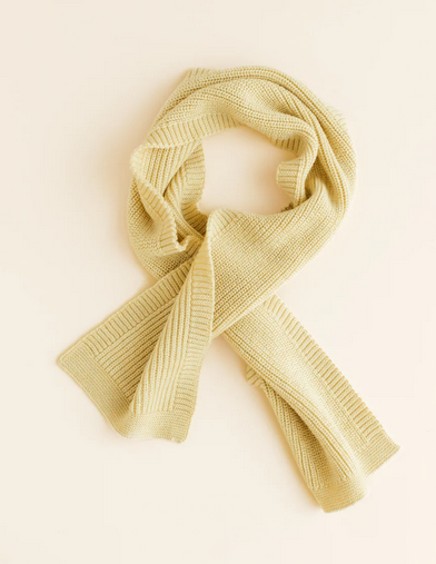 Hvid, sjaal Gustave - light yellow