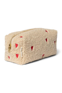 Studio Noos, chunky pouch - hearts cream
