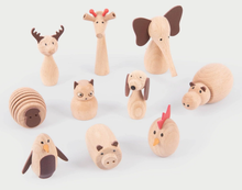 Afbeelding in Gallery-weergave laden, TickiT, houten dierenvriendjes
