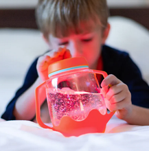 Afbeelding in Gallery-weergave laden, Glo Pals, light up sensory jar - coral red