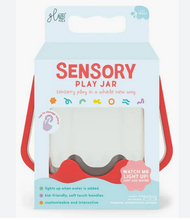 Afbeelding in Gallery-weergave laden, Glo Pals, light up sensory jar - coral red