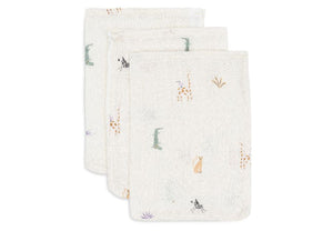 Jollein, tetra washandjes - jungle jambo
