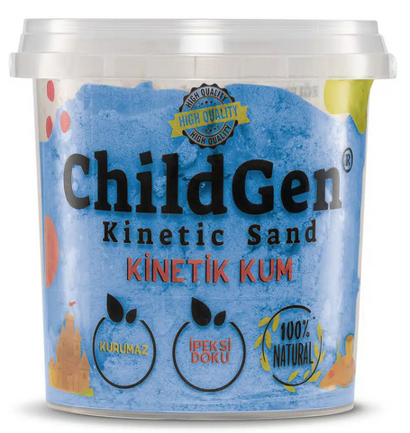 Childgen, kinetisch zand - blauw
