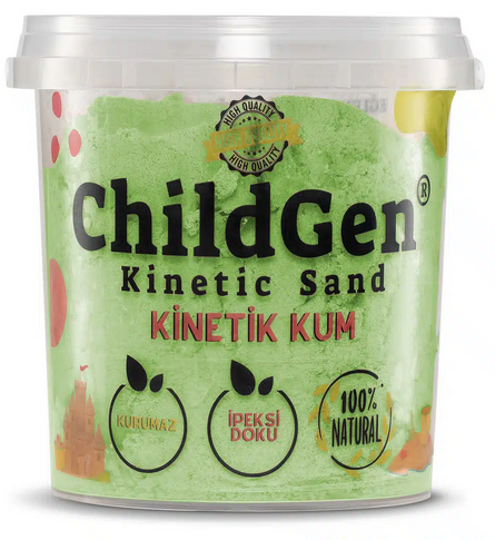 Childgen, kinetisch zand - groen
