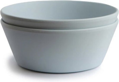 Mushie, kommetjes - round powder blue