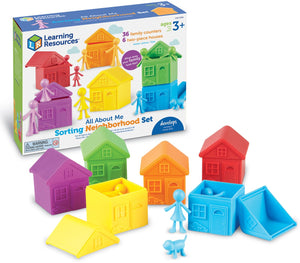 Learning Resources, all about me - sorting neighbourhood set