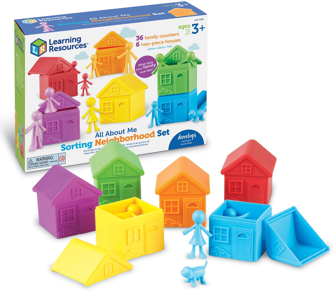 Learning Resources, all about me - sorting neighbourhood set
