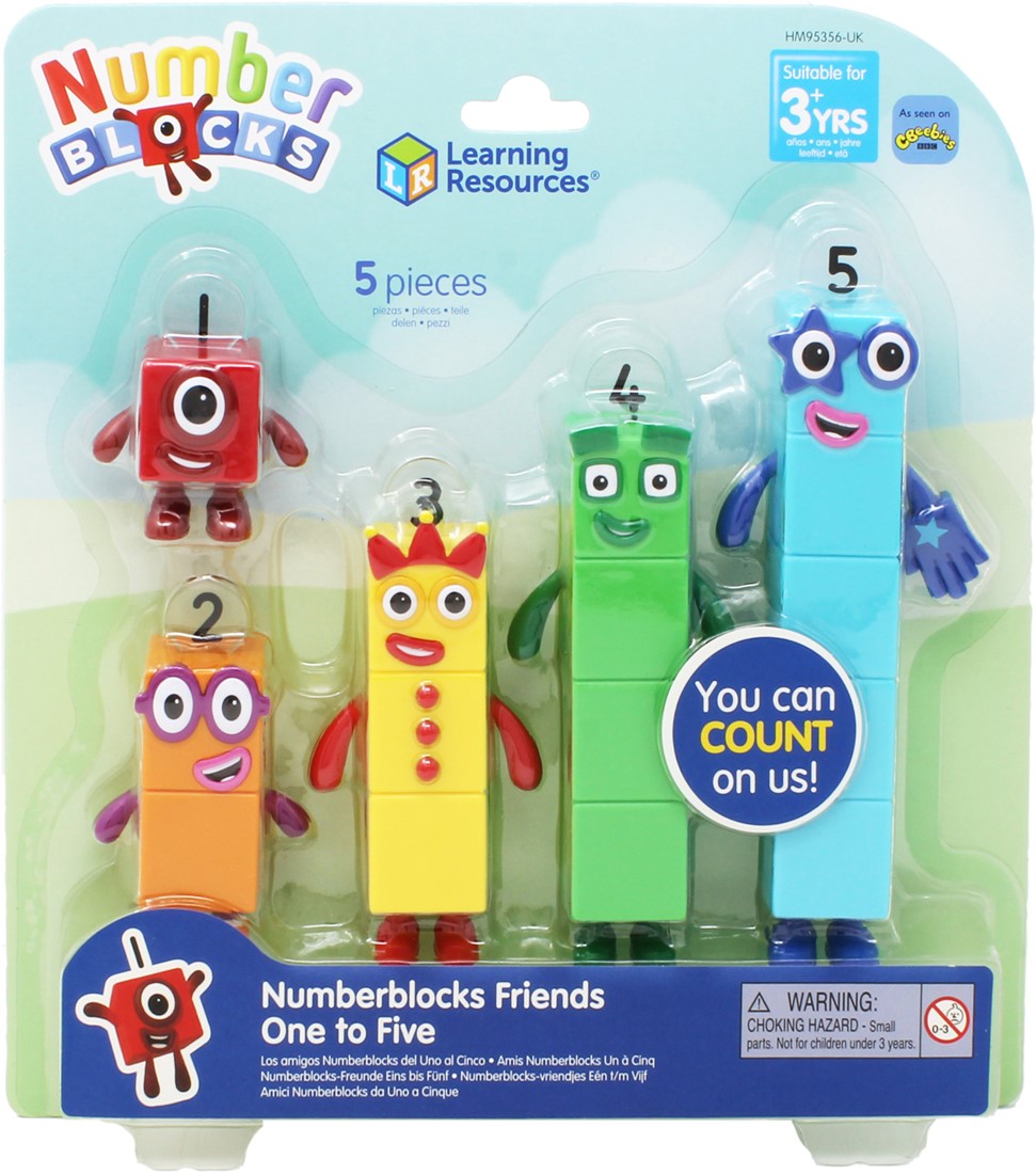 Learning Resources, number blocks friends - 1 to 5