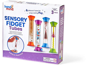 Learning Resources, set van 4 sensory fidget tubes
