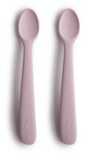 Mushie, voedingslepels - soft lilac
