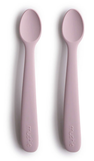 Mushie, voedingslepels - soft lilac