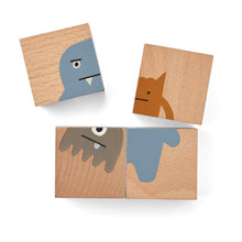Afbeelding in Gallery-weergave laden, Liewood, houten puzzel blokken Aage - monster