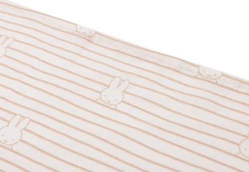 Jollein, swaddle set - miffy stripe biscuit