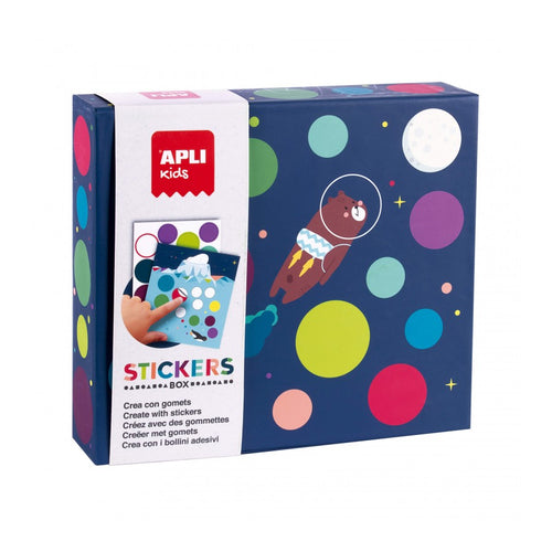 Apli, sticker spelletje - flight to the moon