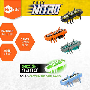 Hexbug, Nano Nitro - set van 5