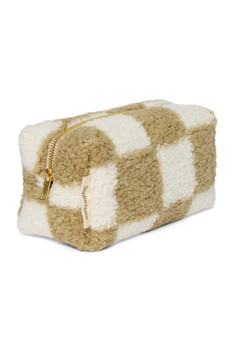 Studio Noos, chunky pouch - toast checked