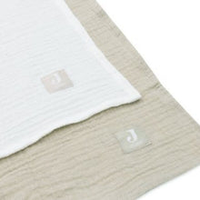 Afbeelding in Gallery-weergave laden, Jollein, swaddle set - olive green/ivory
