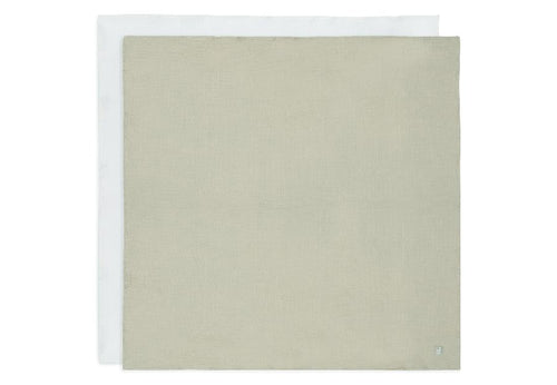 Jollein, swaddle set - olive green/ivory