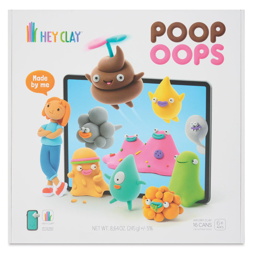 Hey Clay, boetseerklei - poop oops