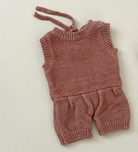 Afbeelding in Gallery-weergave laden, Paola Reina, Minikane summersuit Orlando - knitted aubergine
