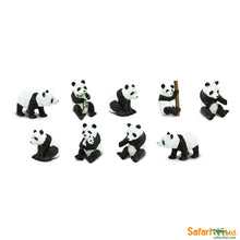 Afbeelding in Gallery-weergave laden, Safari, Toob set speelfiguurtjes - pandas