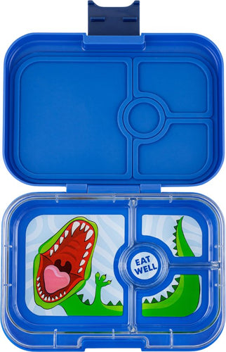 Yumbox, lunchbox panino 4 vakken - blue dino