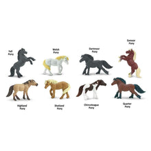 Afbeelding in Gallery-weergave laden, Safari, Toob set speelfiguurtjes - Ponies