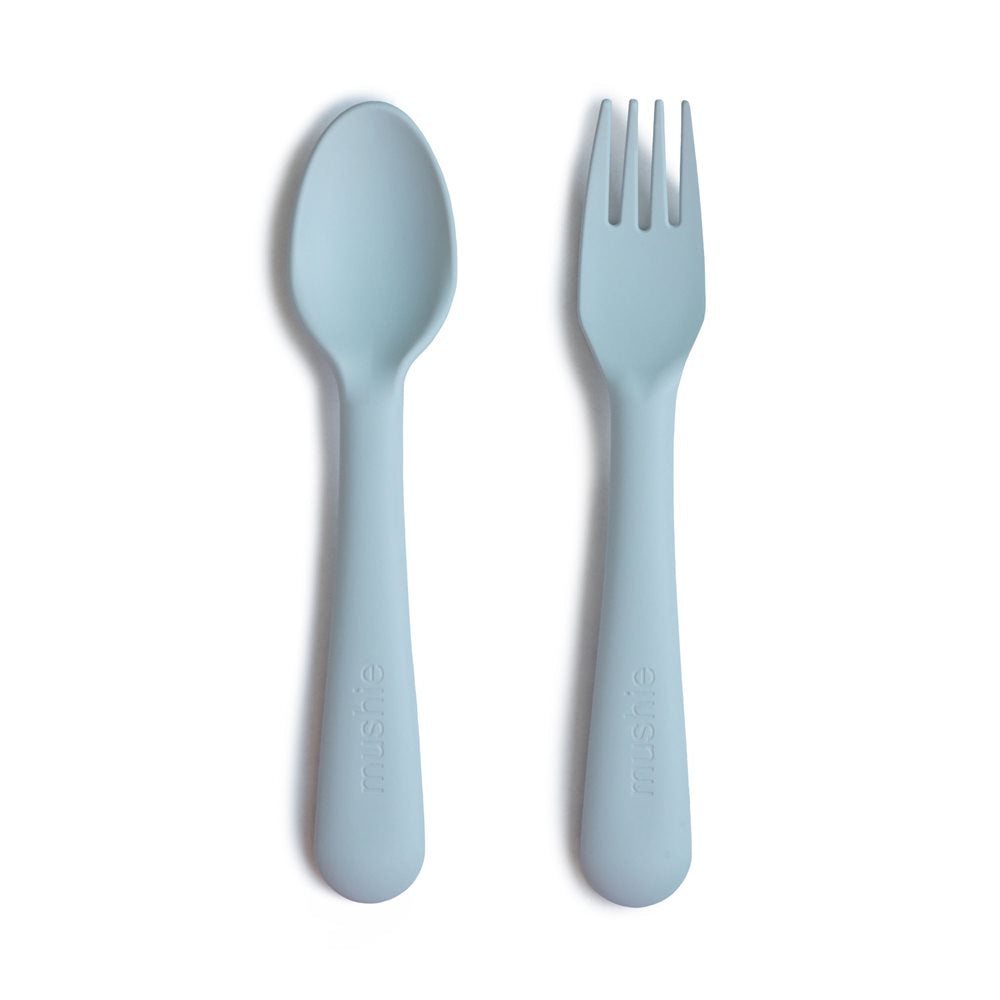 Mushie, bestek - powder blue