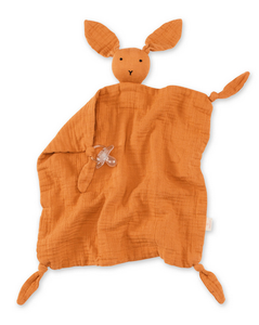 Bemini, knuffeldoekje bunny - pumpkin