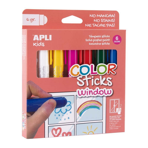 Apli, color sticks voor raam