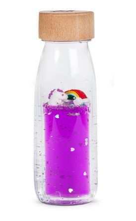 Petit Boum, sensory move bottle - magic rainbow