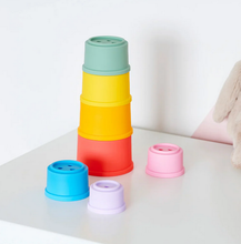 Afbeelding in Gallery-weergave laden, Tickit, stapelbekers - silisoft rainbow
