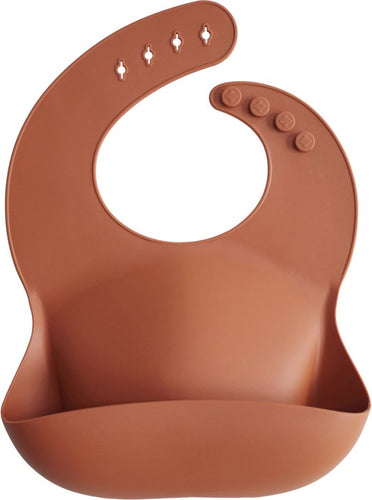 Mushie, silicone slab - clay
