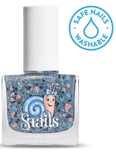 Snails, nagellak - blue confetti