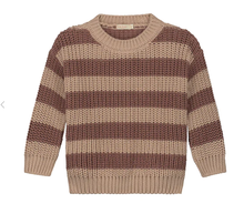 Afbeelding in Gallery-weergave laden, Yuki, knitted sweater - stripes dust