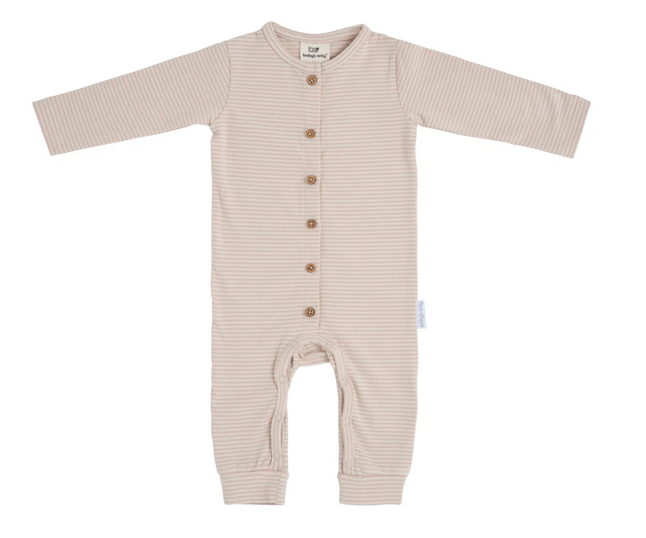 Baby's only, kruippakje - stripe old pink