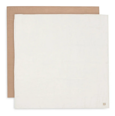 Jollein, swaddle set - biscuit/ivory