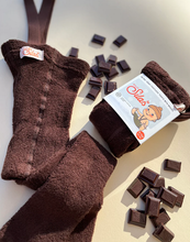 Afbeelding in Gallery-weergave laden, Silly Silas, teddy maillot zonder voetjes - chocolate brown