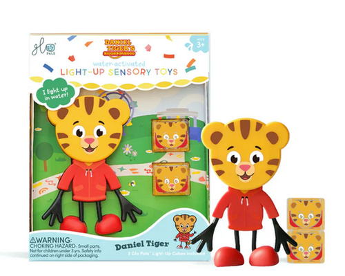 Glo Pals, light up bath characters - Daniel Tiger