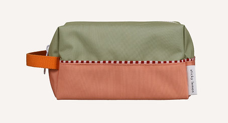 Sticky lemon, toilettas - shark grey/coral