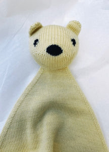 Hvid, teddy tokki - light yellow