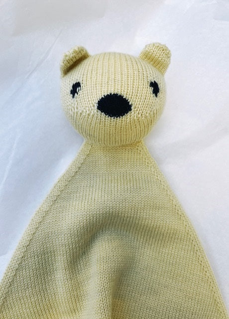 Hvid, teddy tokki - light yellow