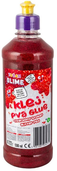 Tuban, glitter lijm - red