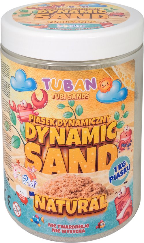 Tuban, magic sand in container - natural
