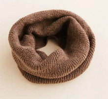 Afbeelding in Gallery-weergave laden, Hvid, tube scarf Gigi - moccha