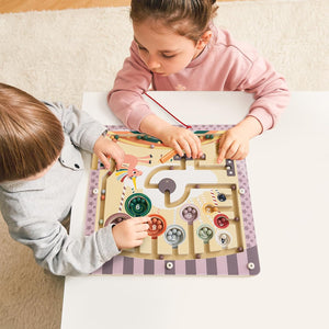 Topbright, magnetisch doolhof - unicorn fantasy maze