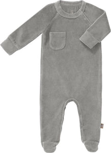 Fresk, velours kruippakje - paloma grey